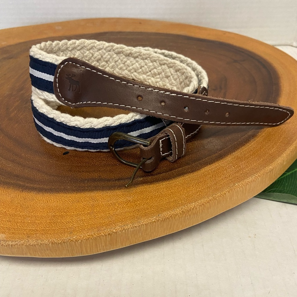 Abercrombie & Fitch Nautical Braided Rope Belt Size 30-32